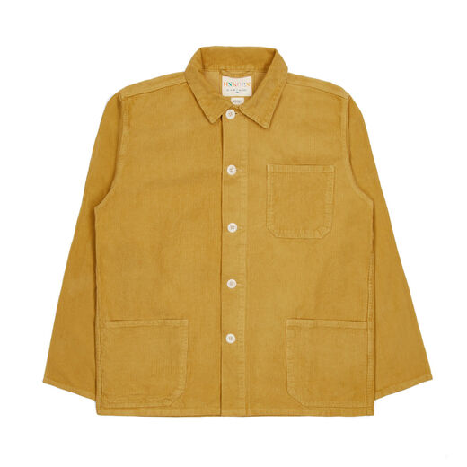 Mustard cord shirt for life by Uskees